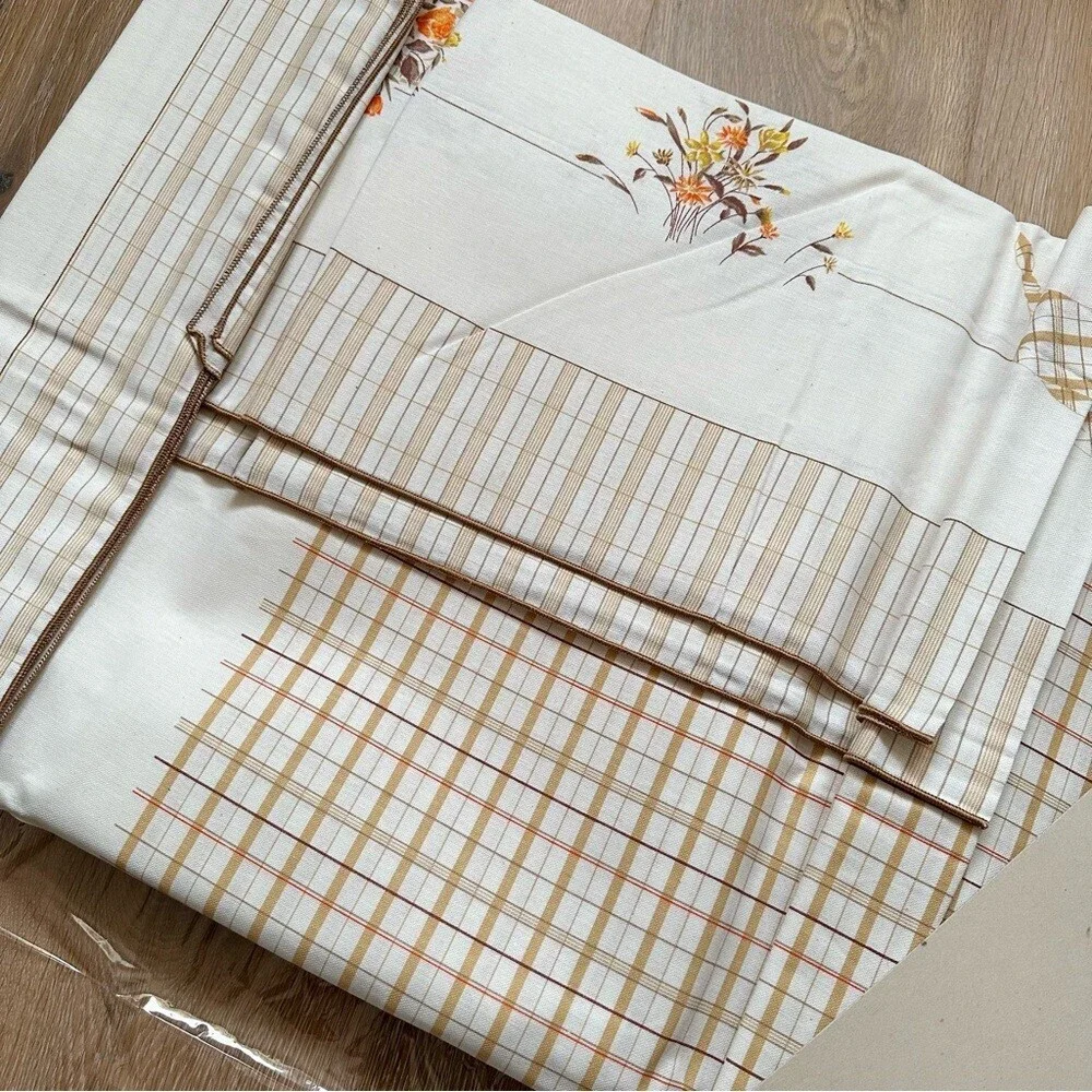 Vintage 60s 70s Vallesusa Casa Set of 12 100% Cotton Made in Italy Table Linens
